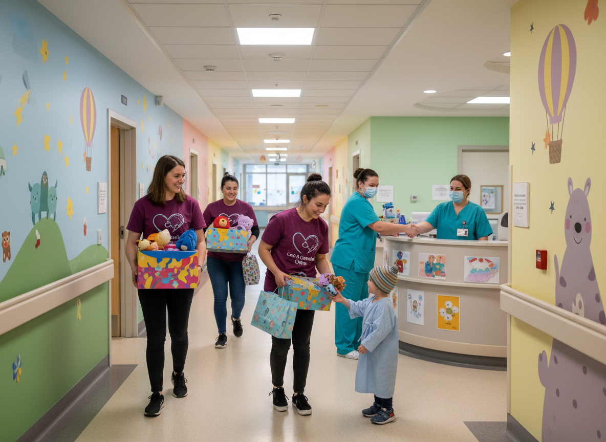 Hospital Care Package Delivery to MCAS Patients